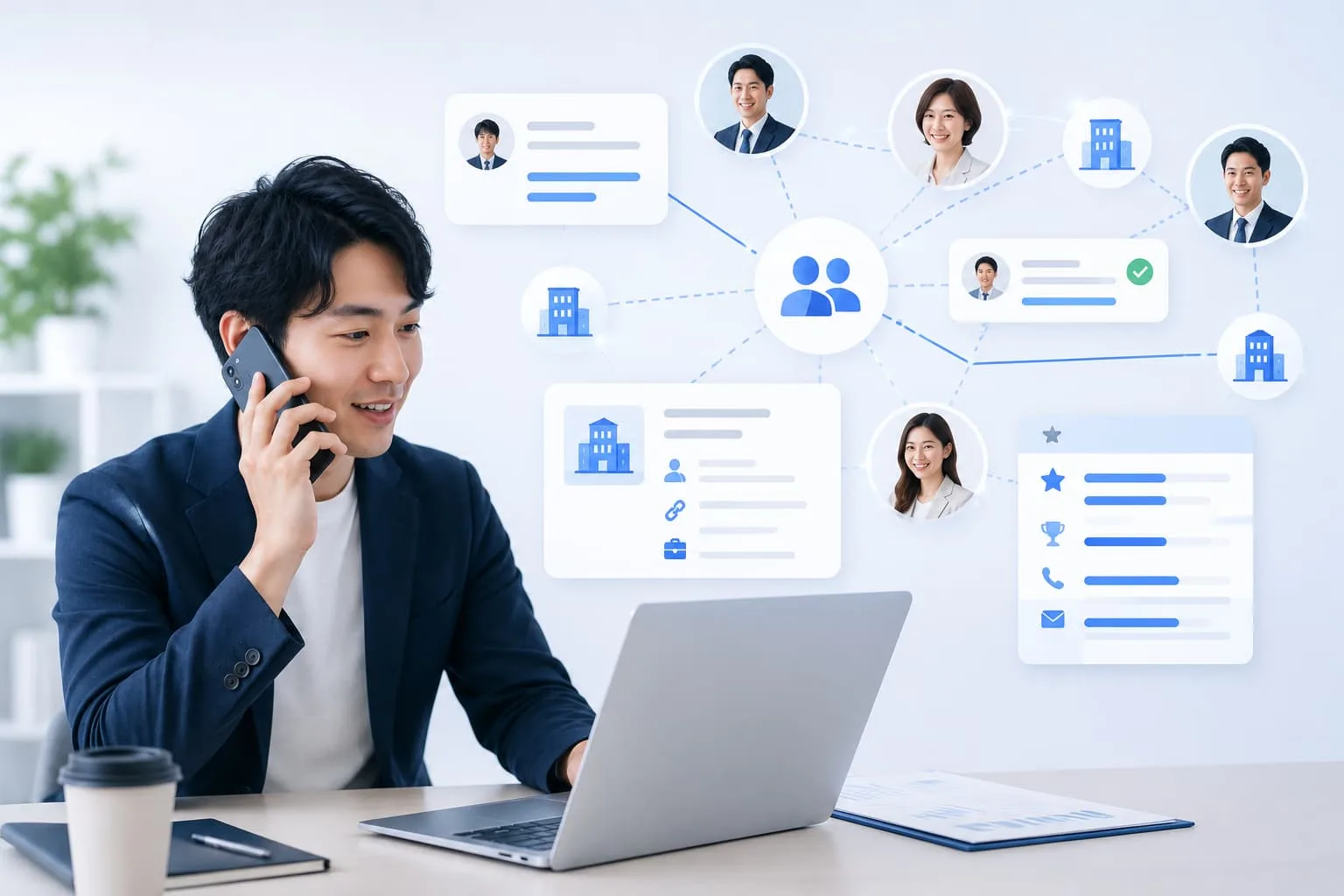 営業文面生成のUI画像